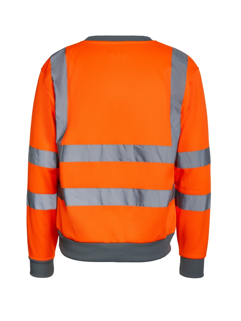 Korntex Hi-Vis Sweatshirt EN 20471, neonorange, XXL