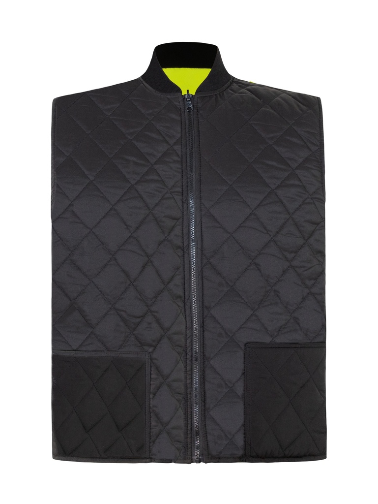 Korntex Hi-Vis 2 in 1 Bodywarmer EN 20471, neongelb, XXL