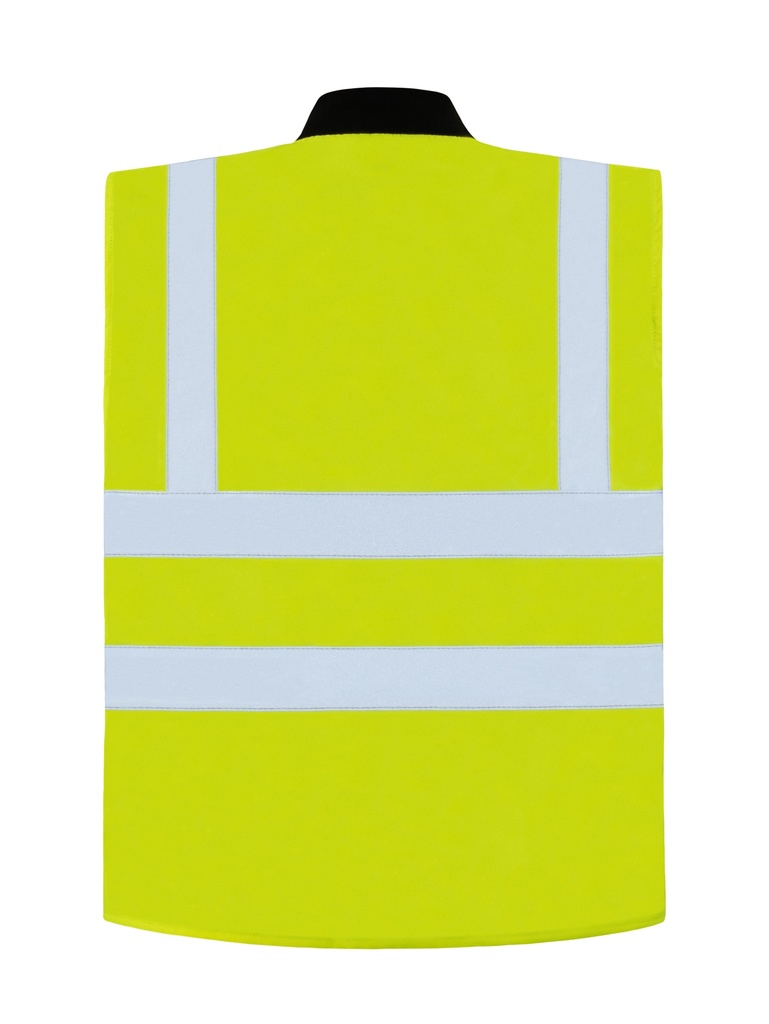 Korntex Hi-Vis 2 in 1 Bodywarmer EN 20471, neongelb, 4XL