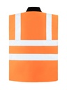 Korntex Hi-Vis 2 in 1 Bodywarmer EN 20471, neonorange, 3XL