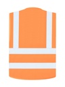 Korntex Warnweste mit vier Reflexstreifen EN 20471, neonorange, M