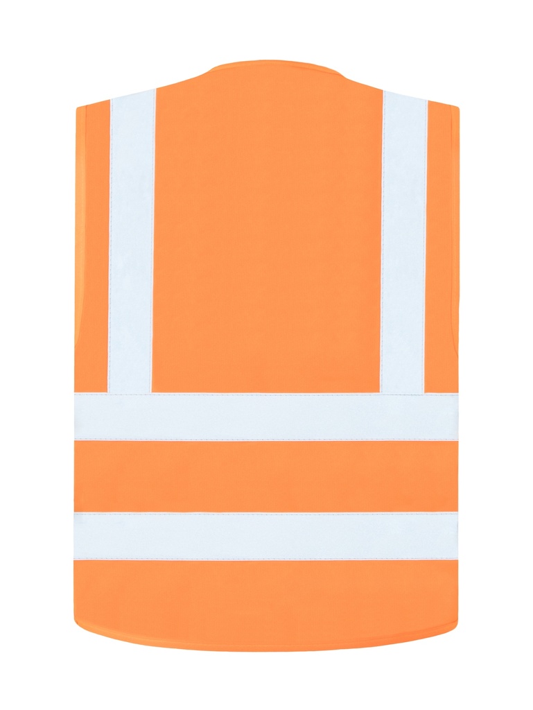 Korntex Warnweste mit vier Reflexstreifen EN 20471, neonorange, 3XL