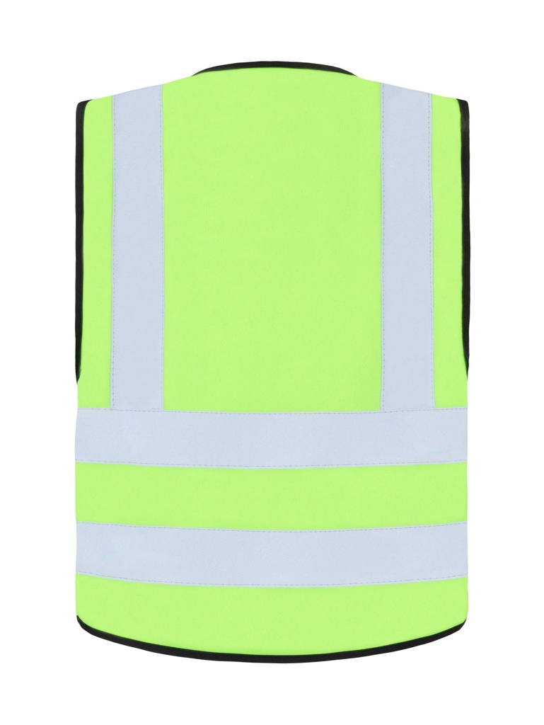 Korntex Funktionsweste mit vier Reflexstreifen, hellgrün, 7XL