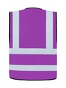 Korntex Funktionsweste mit vier Reflexstreifen, violett, S