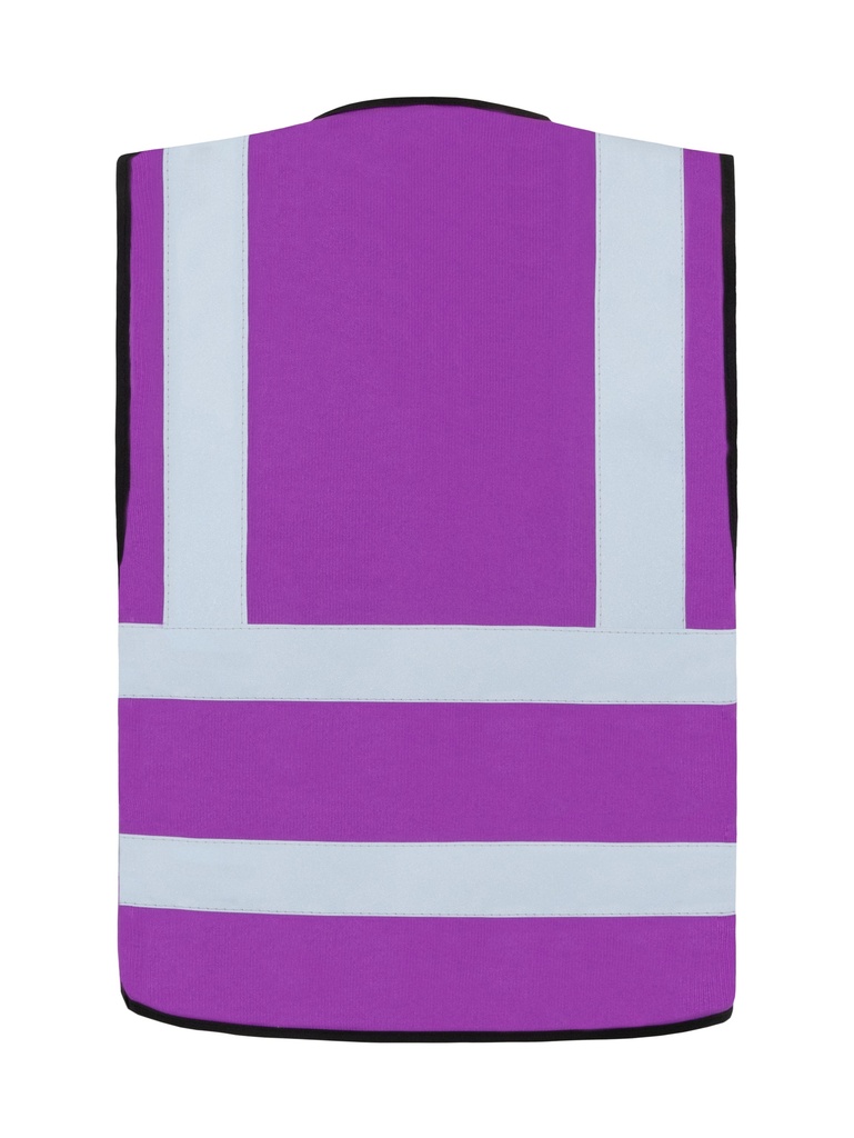 Korntex Funktionsweste mit vier Reflexstreifen, violett, 4XL