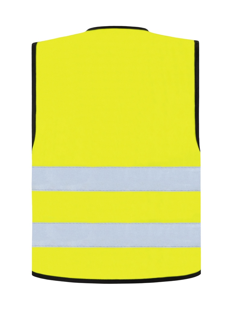 Korntex Warnweste mit schwarzem Saum EN 20471, neongelb, 3XL