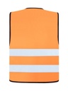 Korntex Warnweste mit schwarzem Saum EN 20471, neonorange, 5XL