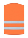 Korntex Warnweste mit Reissverschluss EN 20471, neonorange, XXL