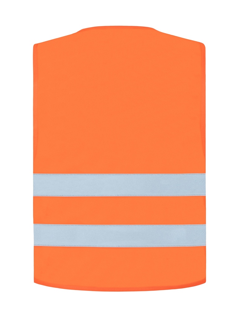 Korntex Warnweste mit Reissverschluss EN 20471, neonorange, 4XL