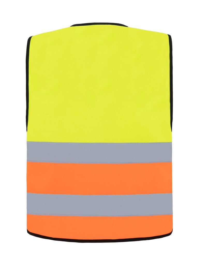 Korntex Warnweste mit Reissverschluss EN 20471, neongelb/neonorange, XL
