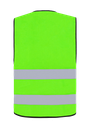 Korntex Funktionsweste mit Reissverschluss, neongrün, 4XL