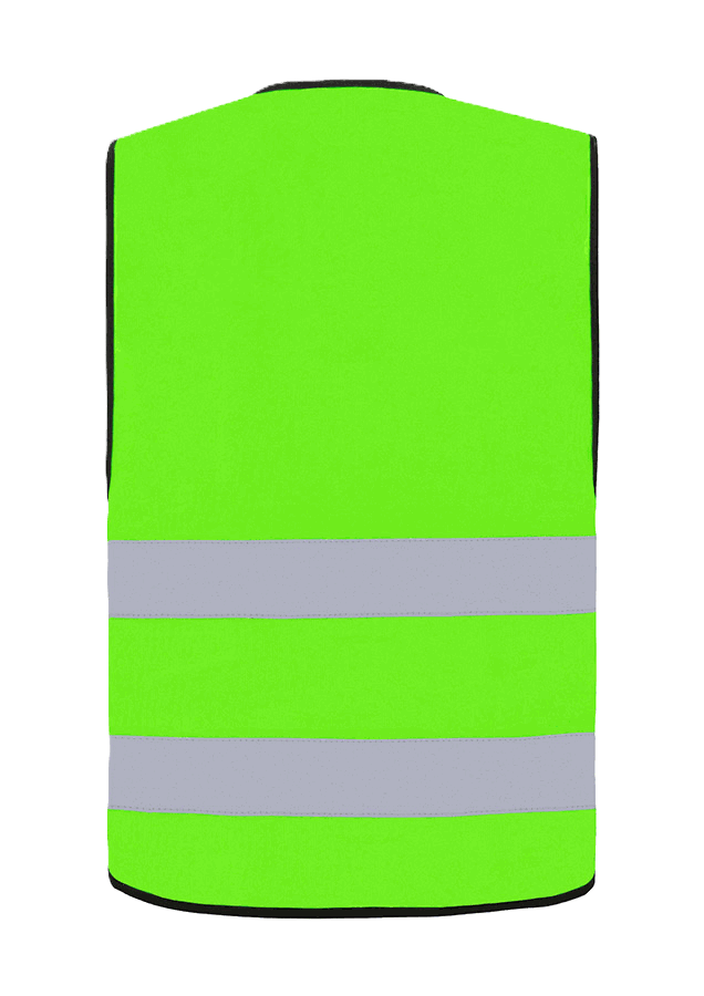 Korntex Funktionsweste mit Reissverschluss, neongrün, 5XL