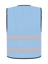 Korntex Funktionsweste mit Reissverschluss, hellblau, M