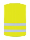 Korntex Warnweste Doppelgrössen EN 20471, neongelb, 5XL/6XL