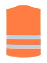 Korntex Warnweste Doppelgrössen EN 20471, neonorange, 3XL/4XL