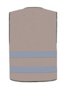 Korntex Funktionsweste Doppelgrösse EN 17353, grau, 5XL/6XL