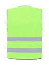 Korntex Funktionsweste Doppelgrösse EN 17353, neongrün, 5XL/6XL