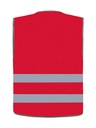 Korntex Funktionsweste Doppelgrösse EN 17353, rot, 7XL/8XL