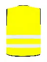 Korntex Warnweste CF mit schwarzem Saum EN 20471, neongelb, L/XL