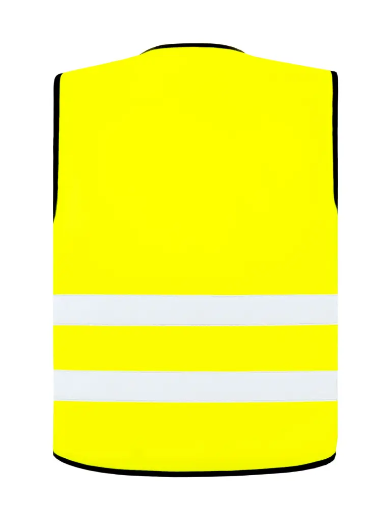 Korntex Warnweste CF mit schwarzem Saum EN 20471, neongelb, 4XL/5XL Korntex Warnweste CF mit schwarzem Saum EN 20471, neongelb, 4XL/5XL