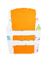 Korntex Kinder-Warnweste Action Dinosaurier - CO2-neutral, neonorange, S Korntex Kinder-Warnweste Action Dinosaurier - CO2-neutral, neonorange, S