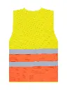 Korntex Mesh CF Warnweste mit Reissverschluss EN 20471, neongelb/neonorange, XXL/3XL