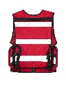 Korntex taktische Einsatzweste Basic, rot, XXL/4XL
