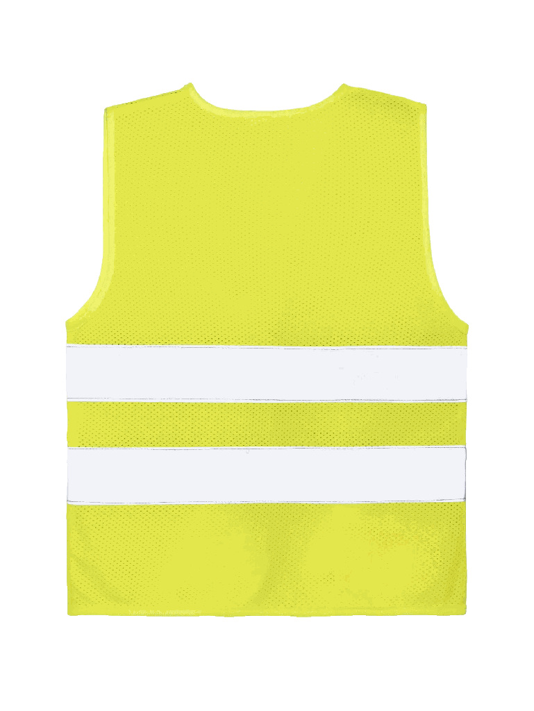 Korntex Mesh-Sicherheitsweste für Kinder, neongelb, XXS