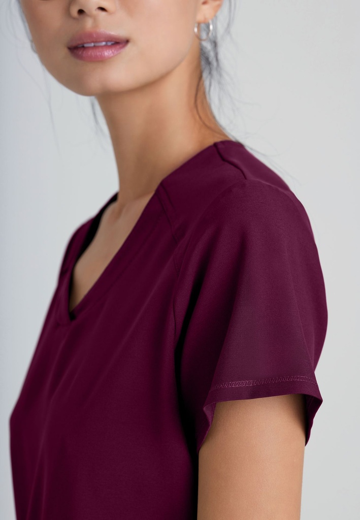 Rhythm Ciclo® Kasack mit 2 Taschen, 65 Wine / Weinrot, XXS Rhythm Ciclo® Kasack mit 2 Taschen, 65 Wine / Weinrot, XXS