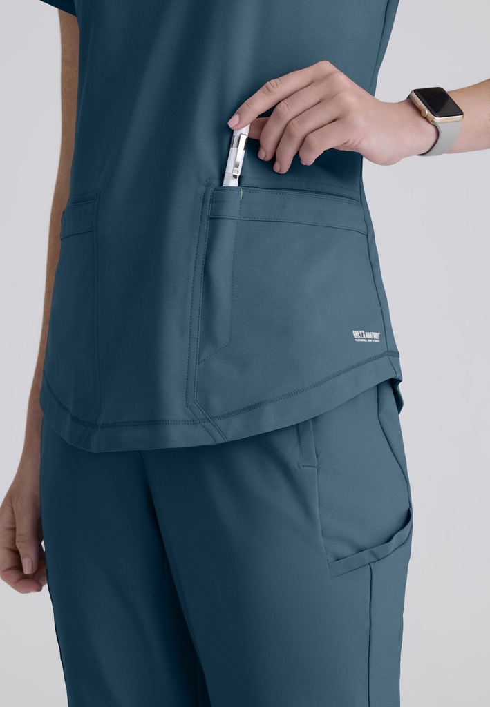 Rhythm Ciclo® Kasack mit 2 Taschen, 328 Bahama / Dunkles Petrolblau, XL Rhythm Ciclo® Kasack mit 2 Taschen, 328 Bahama / Dunkles Petrolblau, XL