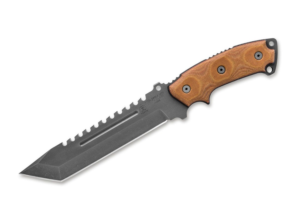 Tops Knives Steel Eagle 107D Delta Class braun