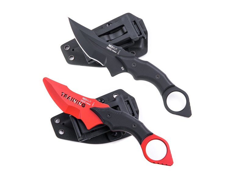 Nexkut Taktikmesser-Set mit Kydex Holster