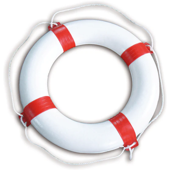 Rettungsring Atlantic Weiss/Rot  Ø65cm 148N