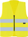 Korntex Warnweste mit Reissverschluss
