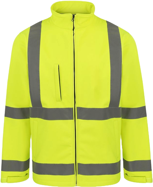 Korntex Hi-Vis Softshelljacke
