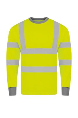 Korntex Hi-Vis Poly-Cotton Long Sleeve