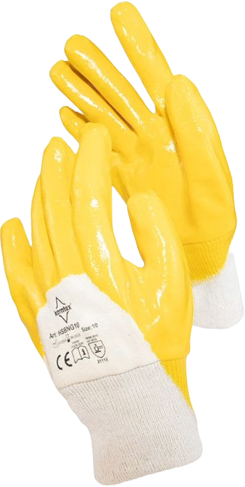 Korntex Nitril beschichtete Baumwollhandschuhe