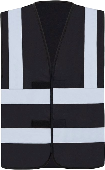 Korntex Funktionsweste mit vier Reflexstreifen