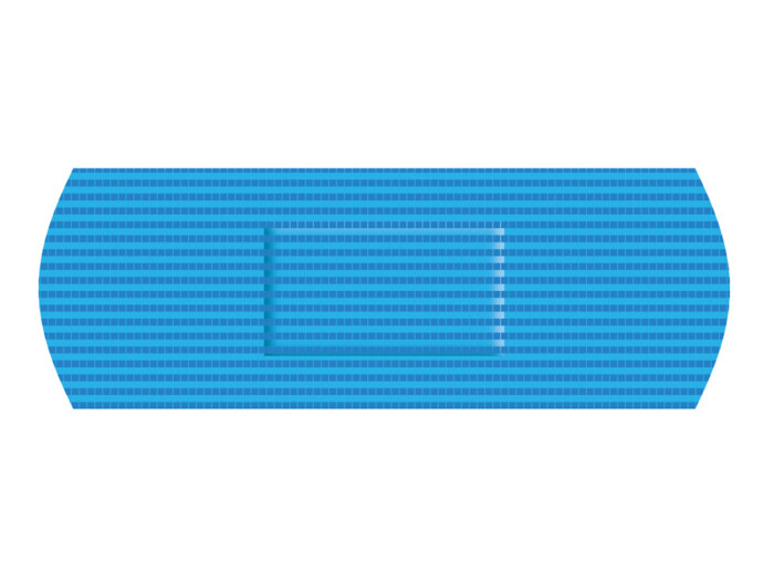 Detectaplast Pflaster Wasserfest & Superstretch Blau