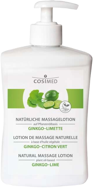 CosiMed natürliche Massagelotion Ginkgo-Limette
