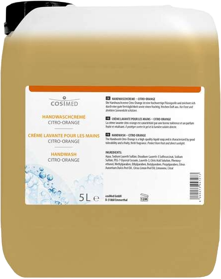 CosiMed Handwaschcreme Citro-Orange 5L