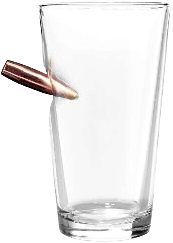 Pint Glas mit Cal.50