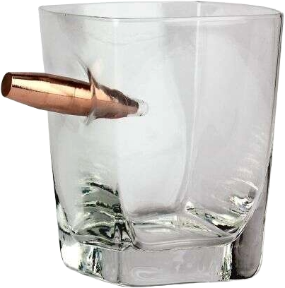 Whiskey Glas mit Schuss