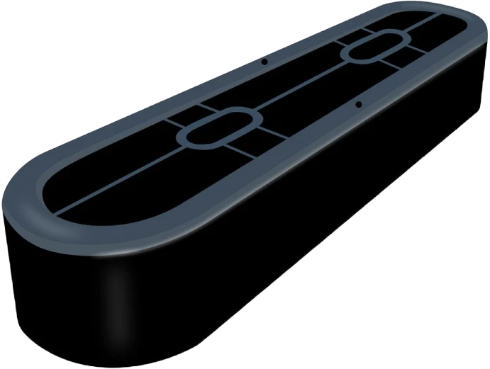 Montage Fuss SLIM Signalbalken