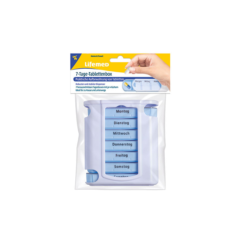 Lifemed 7-Tage-Tablettenbox