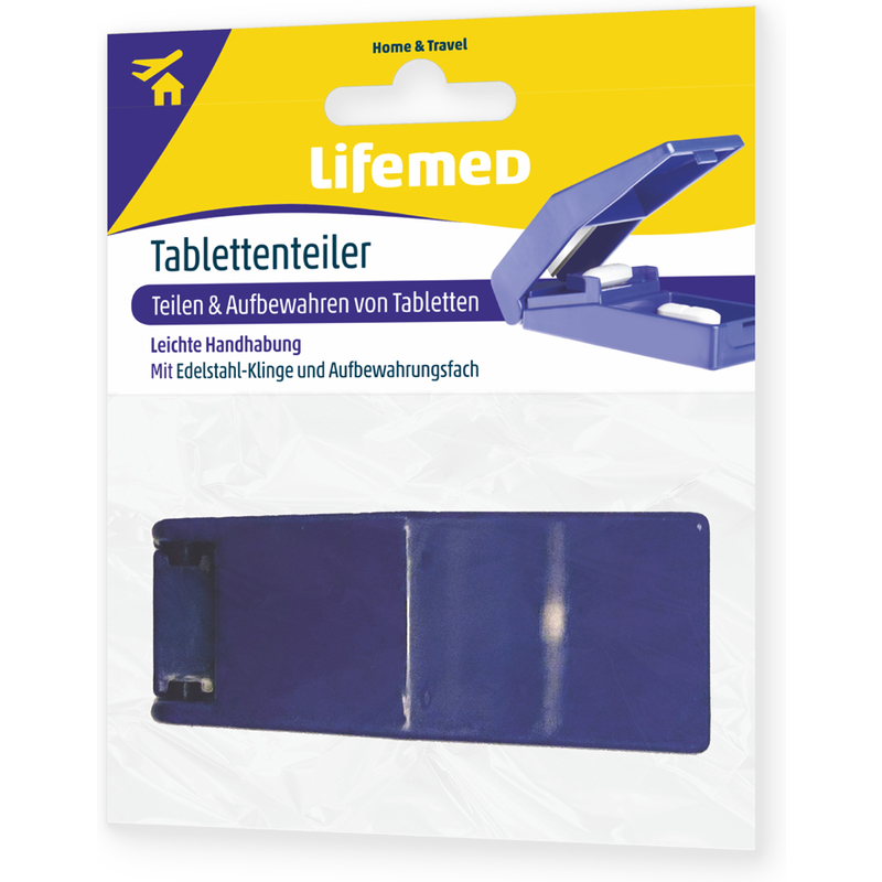 Lifemed Tablettenteiler mit Edelstahlklinge