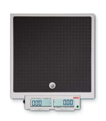 seca 878 Flachwaage mit Fusstasten & Doppeldisplay