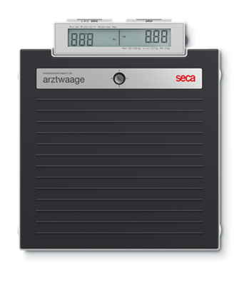 seca 878dr Arztwaage mit Fusstasten & Doppeldisplay