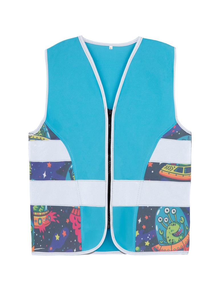 Korntex Kinder Funktionsweste Weltraum, blau, S