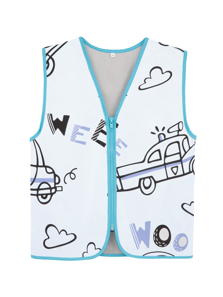Korntex Kinder Funktionsweste Freunde & Helfer, XXS, Polizei